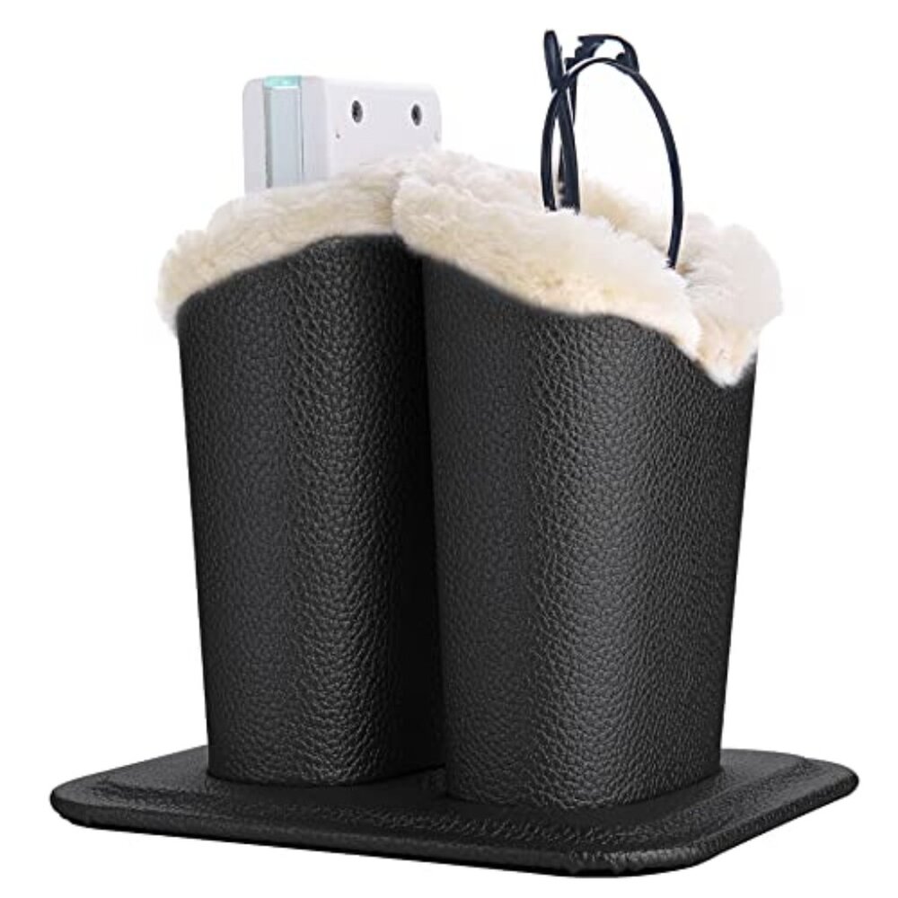Eyeglass Holders, PU Leather Eyeglass Holder Stands with Soft Plush Lining